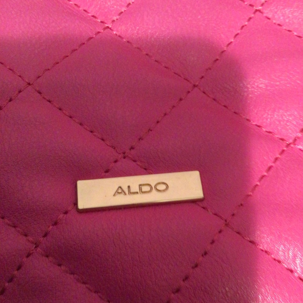 Pink aldos purse